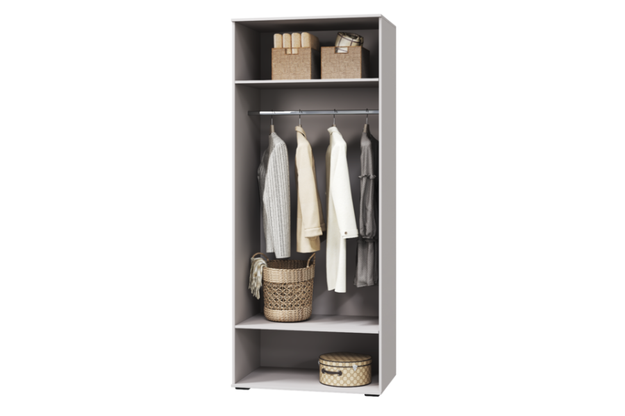 Шкаф для одежды 2-хдверный с зеркалом Наоми