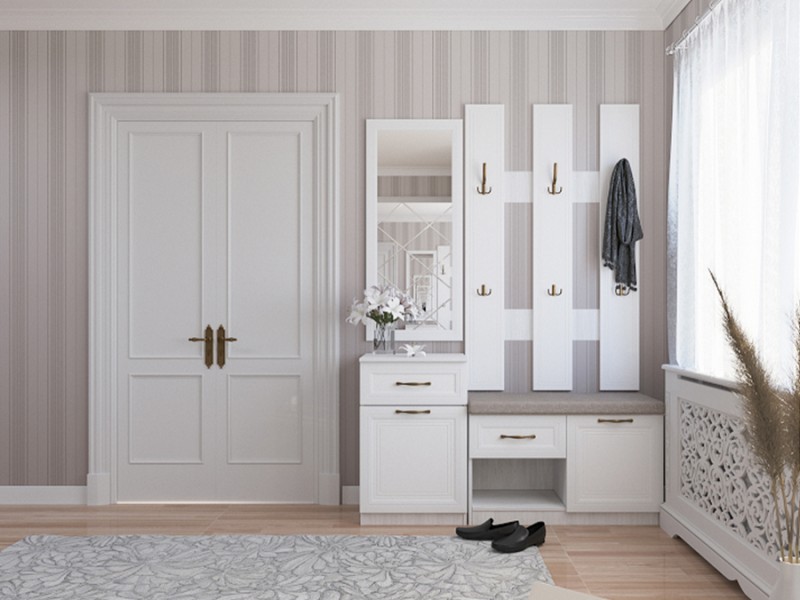 Вешалка настенная Визит 4