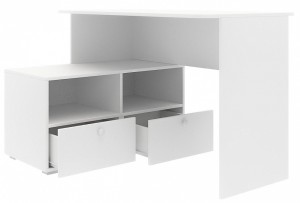 Стол письменный угловой с ящиками Абрис