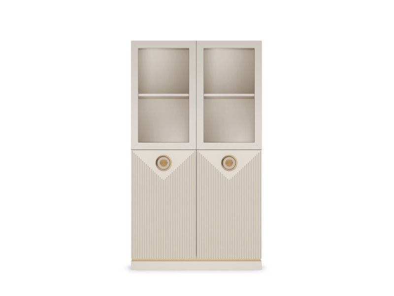 Шкаф-витрина двухдверный низкий КАПРИ Распродажа