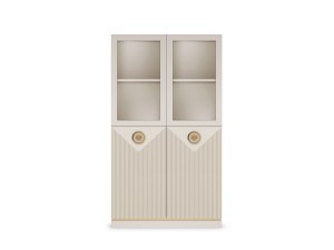 Шкаф-витрина двухдверный низкий КАПРИ Распродажа