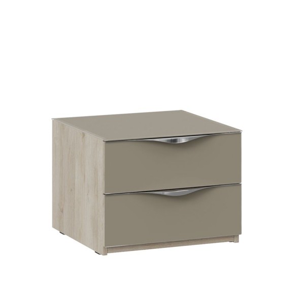 Тумба прикроватная 2 ящика Глосс
