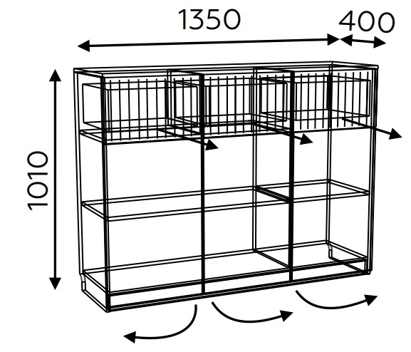 Комод Греденция (мод.4) Моника