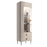 Шкаф-витрина 1-створчатая левая Римини Соло