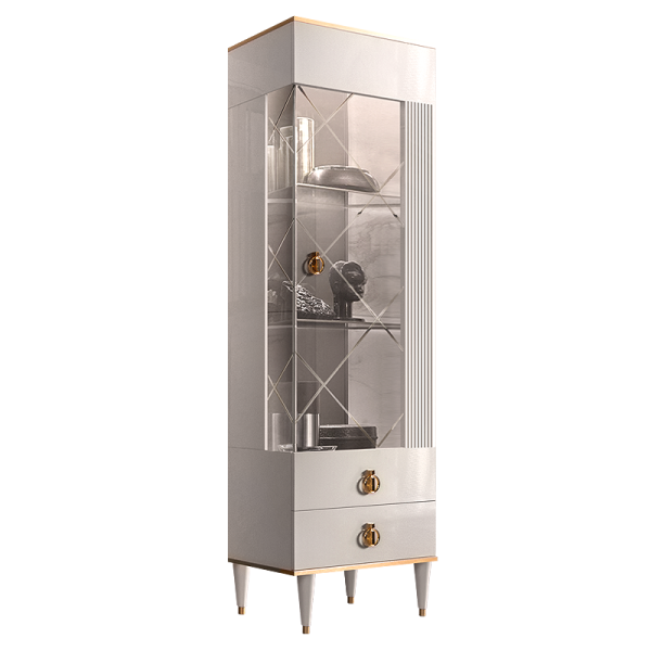 Шкаф-витрина 1-створчатая правая Римини Соло