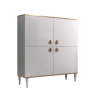 Шкаф-пенал четырёхдверный Римини Соло