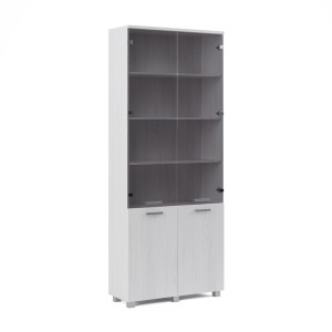 Стеллаж для документов со стеклянными фасадами Конгресс (мод. 2.3)