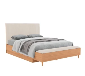 Кровать с банкеткой и подъемным механизмом 1600 Калипсо