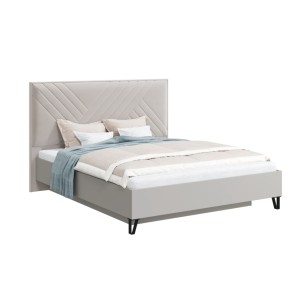 Кровать 1600 с мягким изголовьем с подъемным механизмом Кашемир