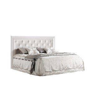 Кровать с мягким элементом и ортопедическим основанием 1800 Амели