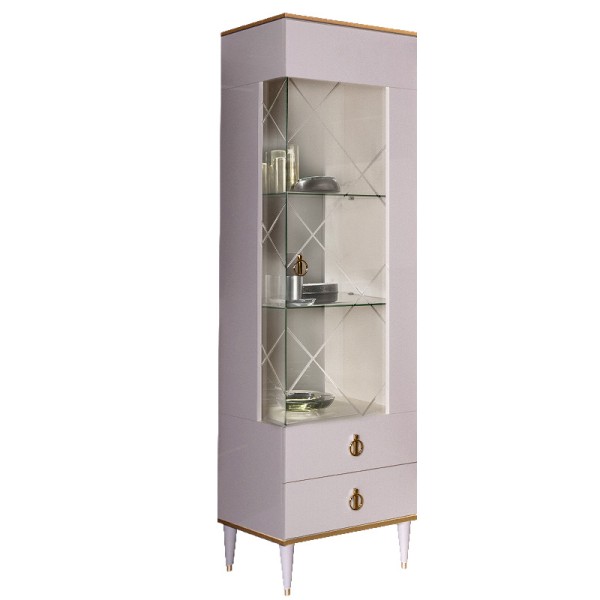 Шкаф-витрина 1-створчатая правая Римини