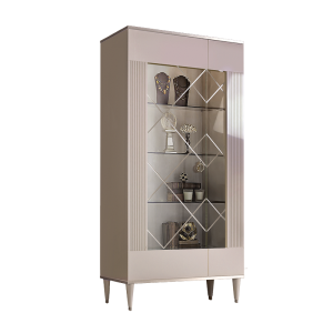 Шкаф-витрина 2-створчатая левая Римини Соло