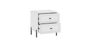 Тумба прикроватная «Пандора» - 414.005.000 Белый снег, Белый матовый