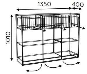 Комод Греденция (мод.4) Моника Распродажа