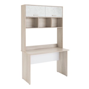 Стол прямой со стеллажом Паскаль (мод.2 + мод.4)