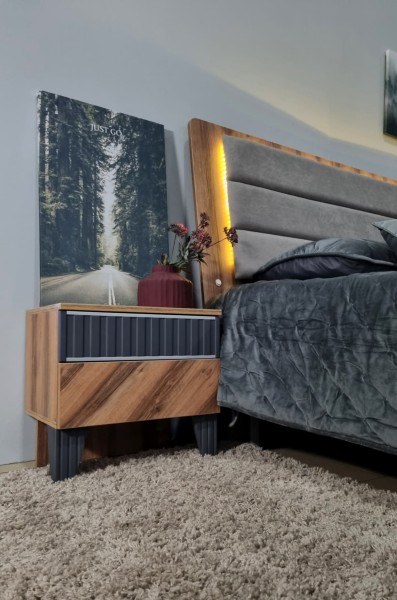 Кровать с подсветкой Моника