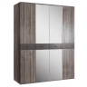 Шкаф четырёхдверный с зеркалами Римини Соло