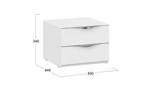 Тумба прикроватная 2 ящика Глосс 2 Распродажа